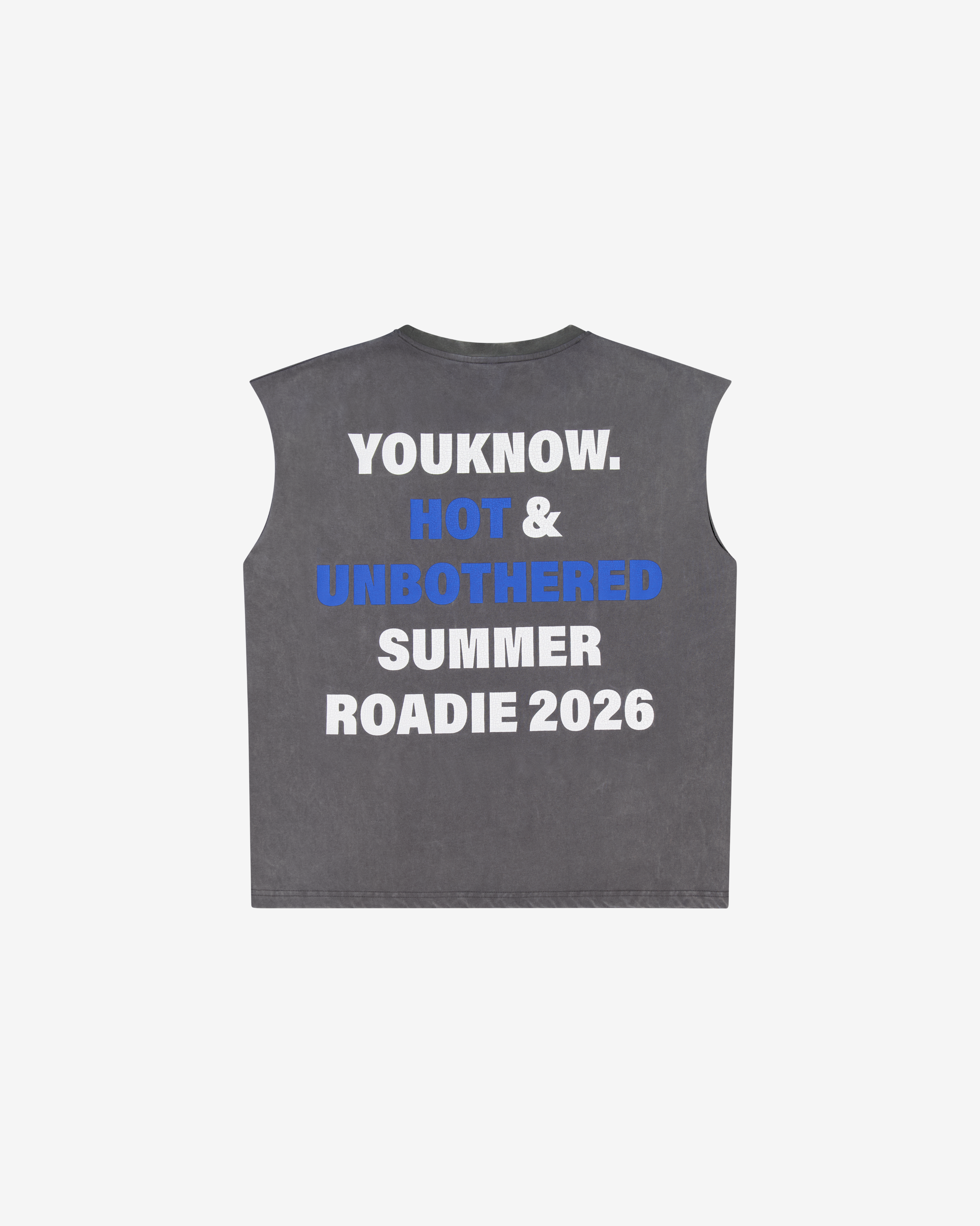 Hot & Unbothered Tank | Washed Grey
