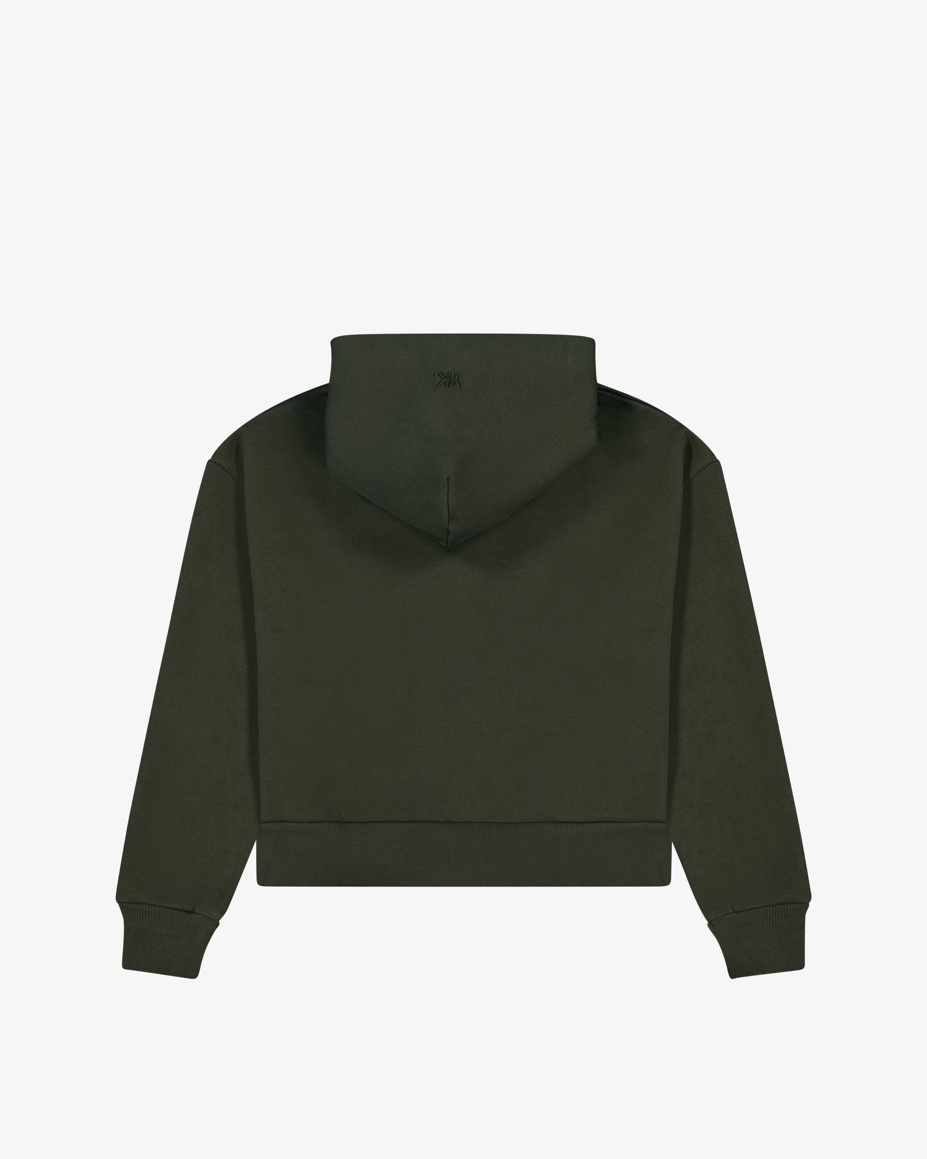 Nothing Zip Up Hoodie | Olive