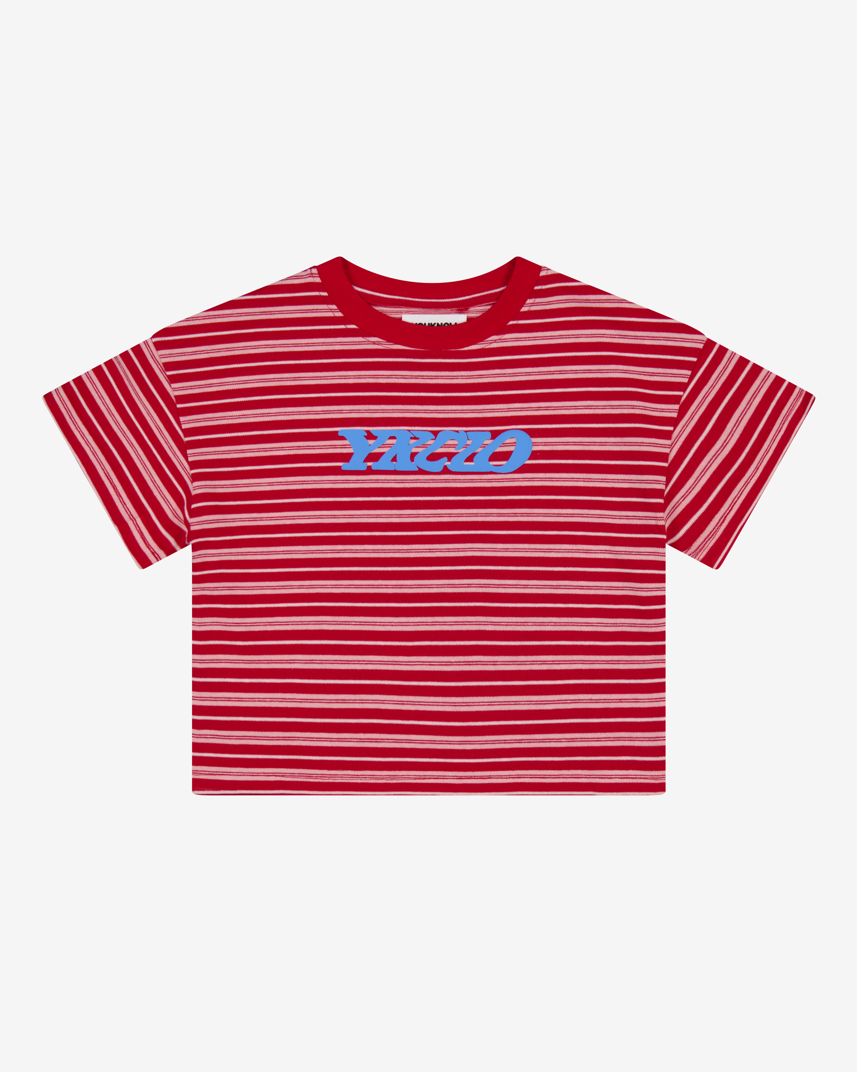 Kids Stripe Tee | Cherry Stripe