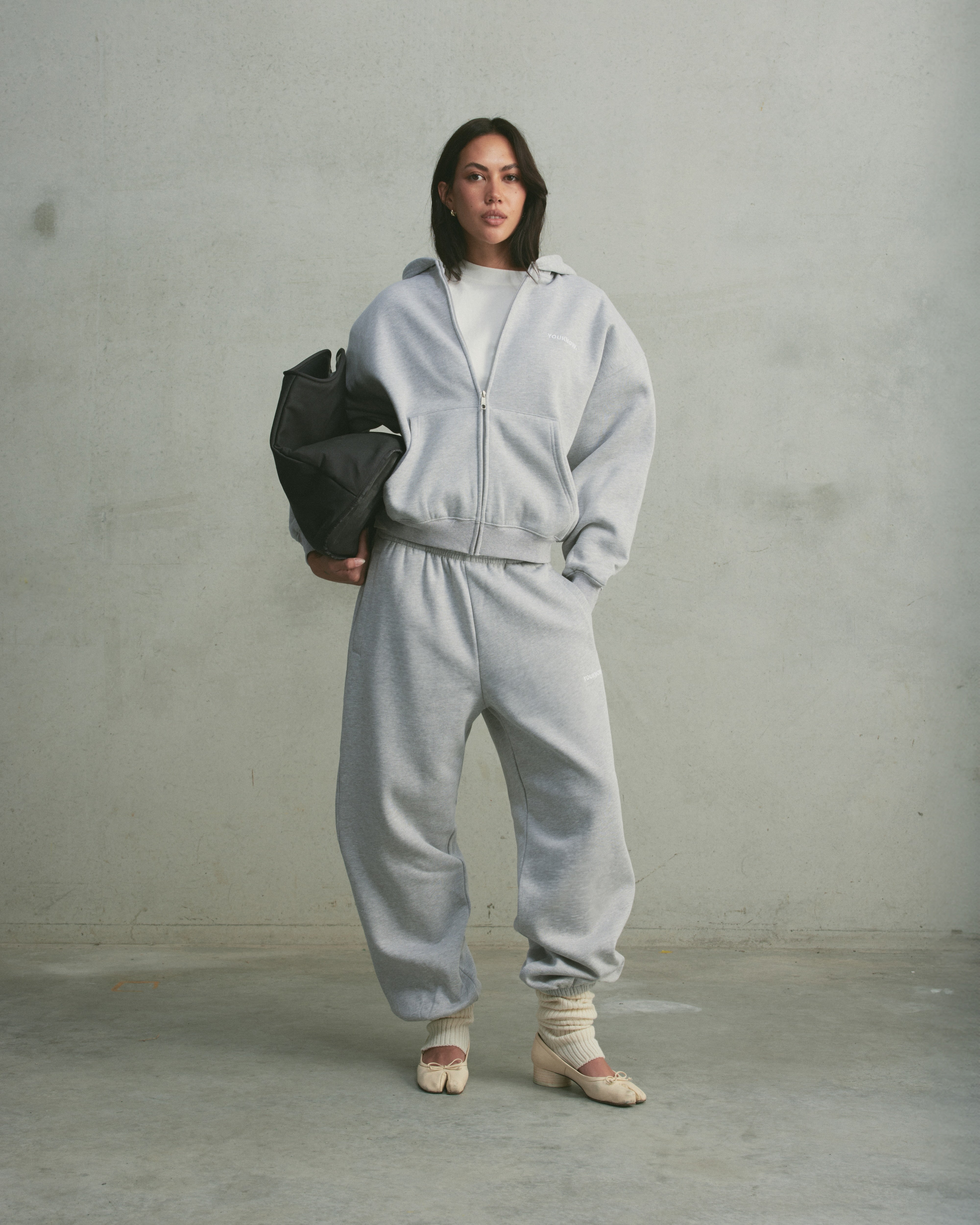 Core Cuffed Sweatpants | Heather Grey