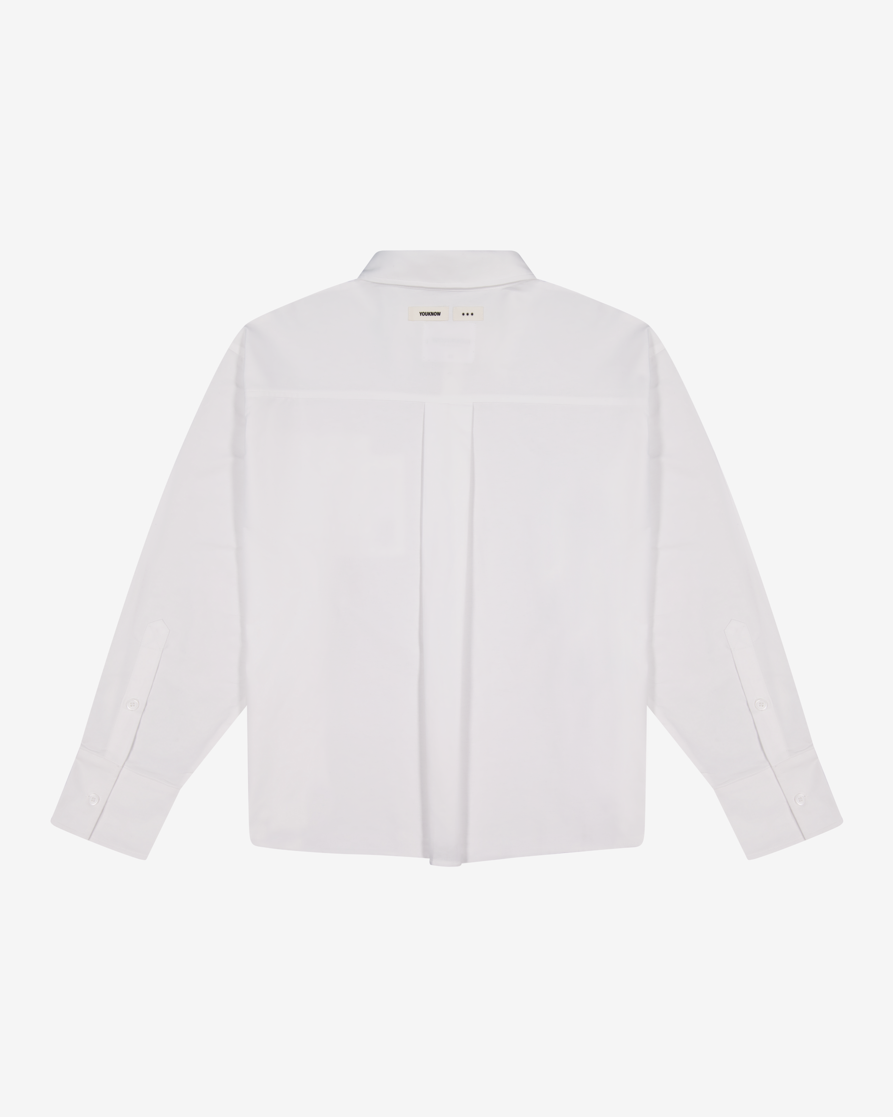 Double Pocket Longsleeve Shirt | White
