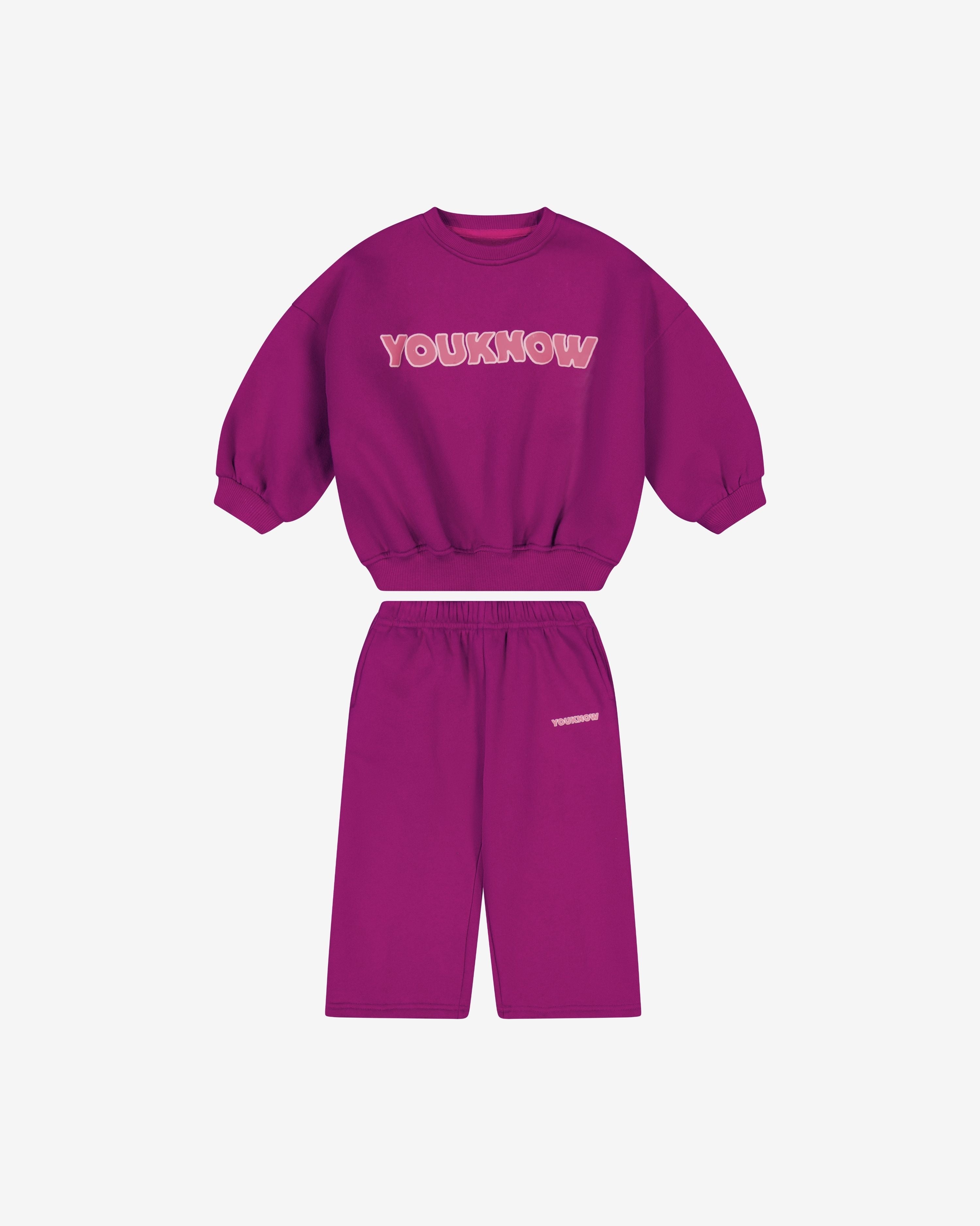Kids Breezy Set | Magenta