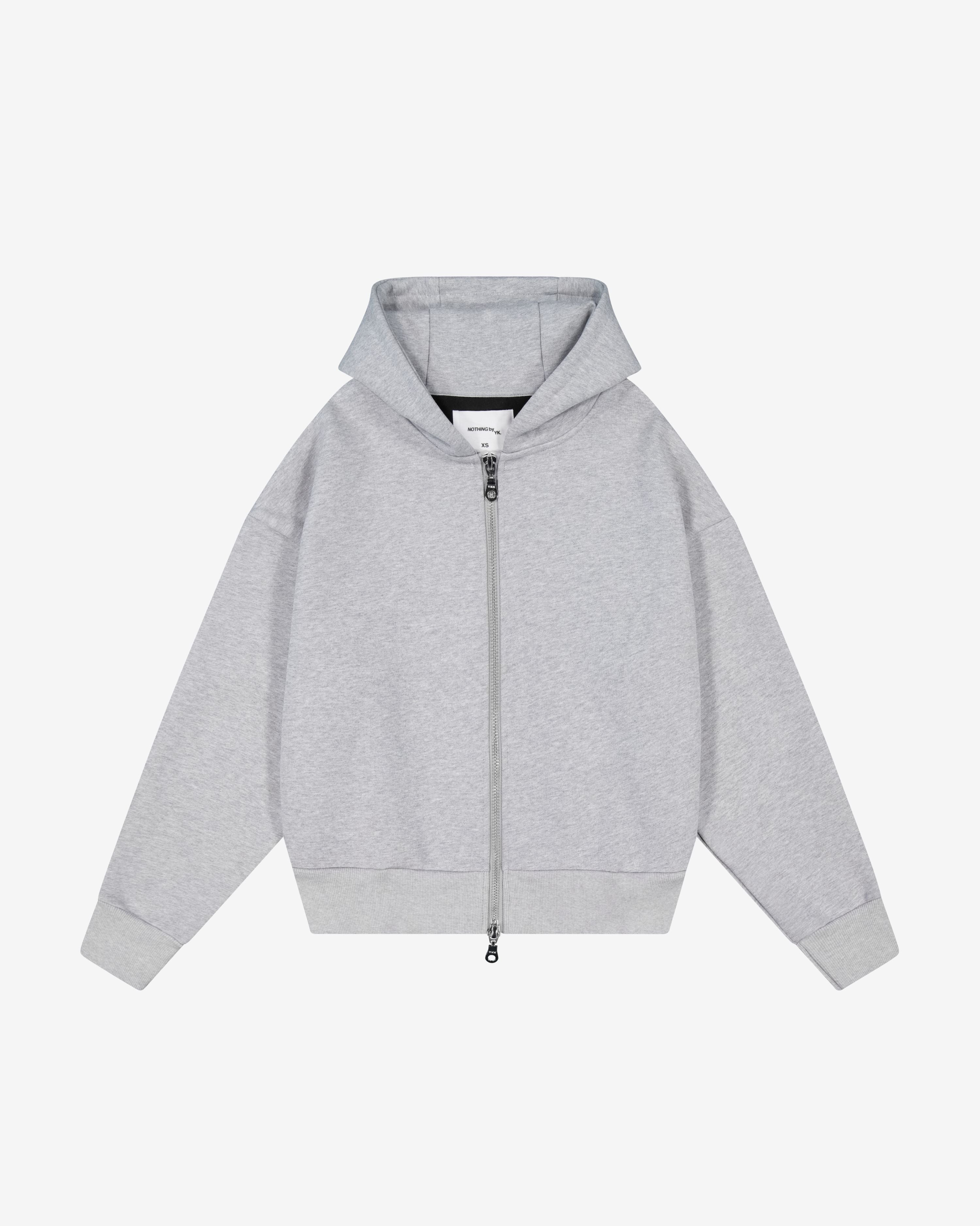 Nothing Zip Up Hoodie 2.0 | Asphalt Marle