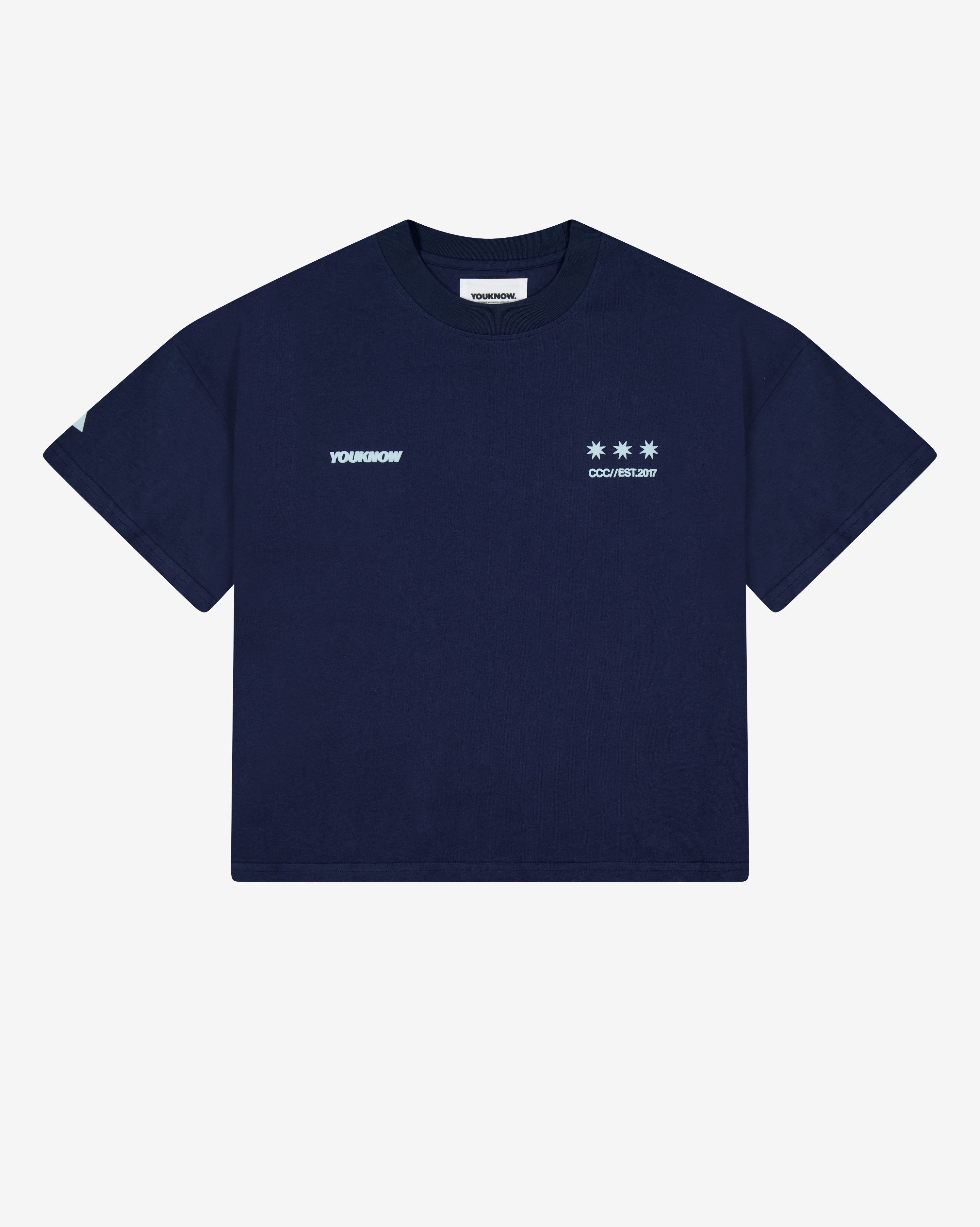Big Back Tee | Navy Ice
