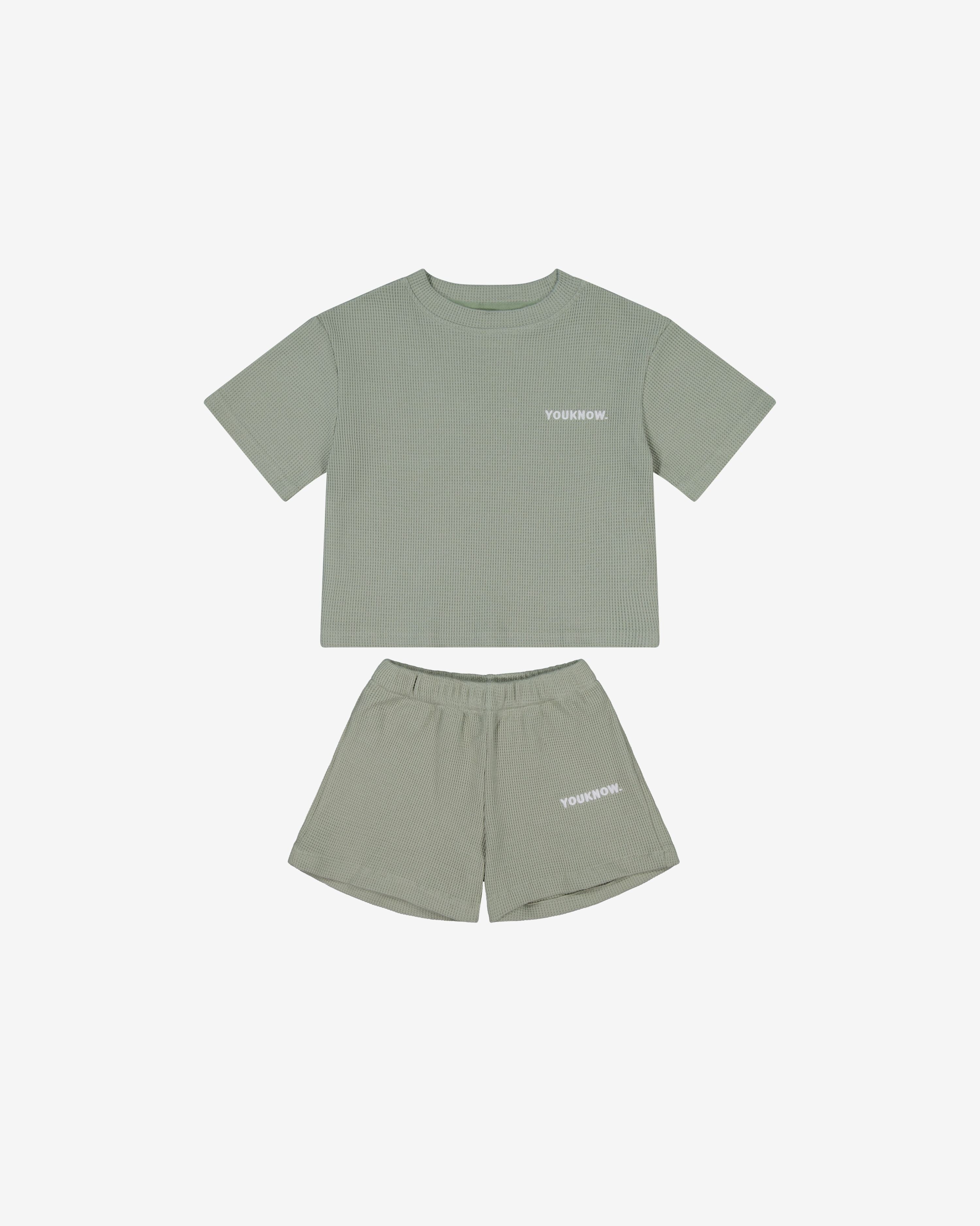 KIDS WAFFLE SET | Sage