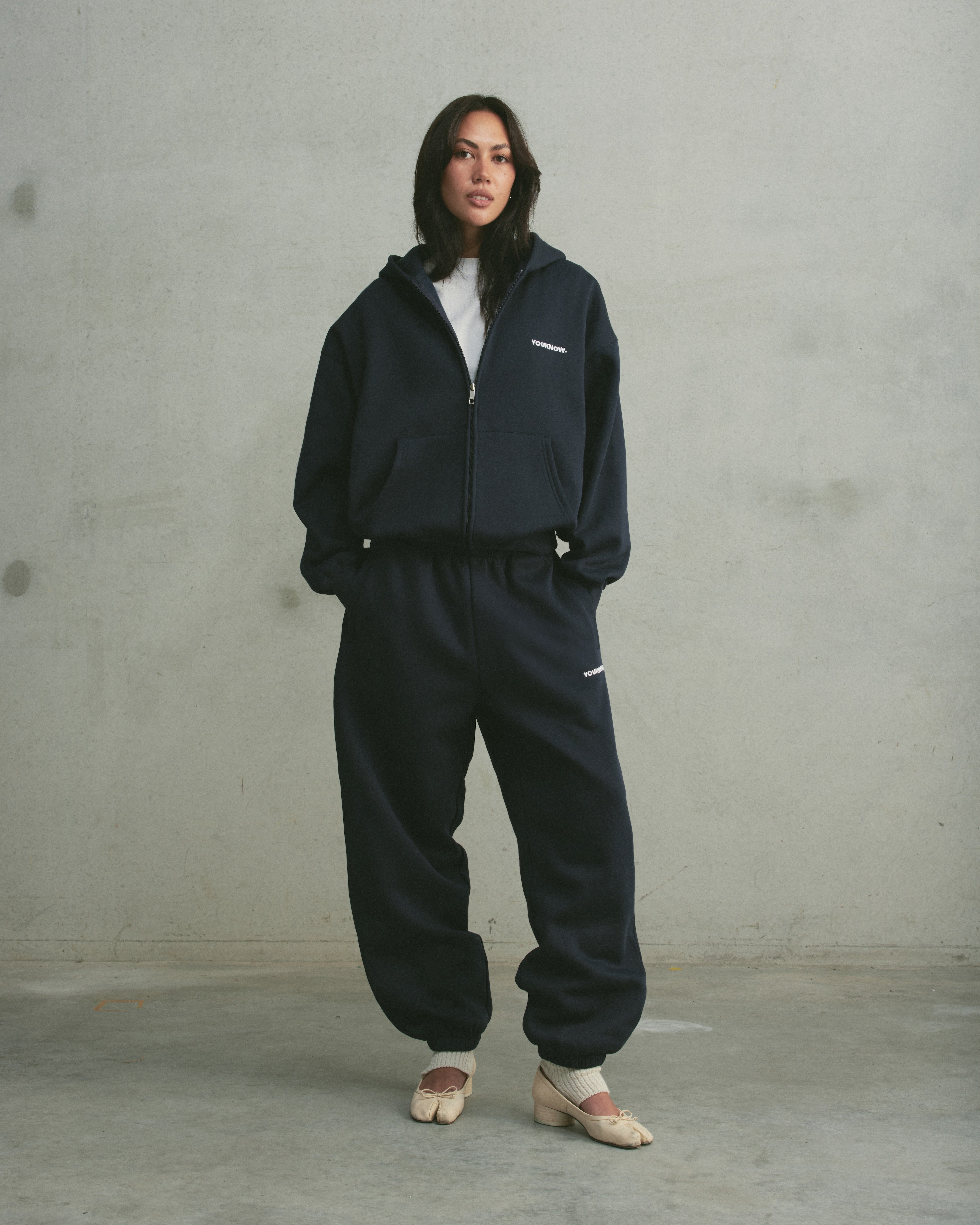 Core Cuffed Sweatpants | Navy