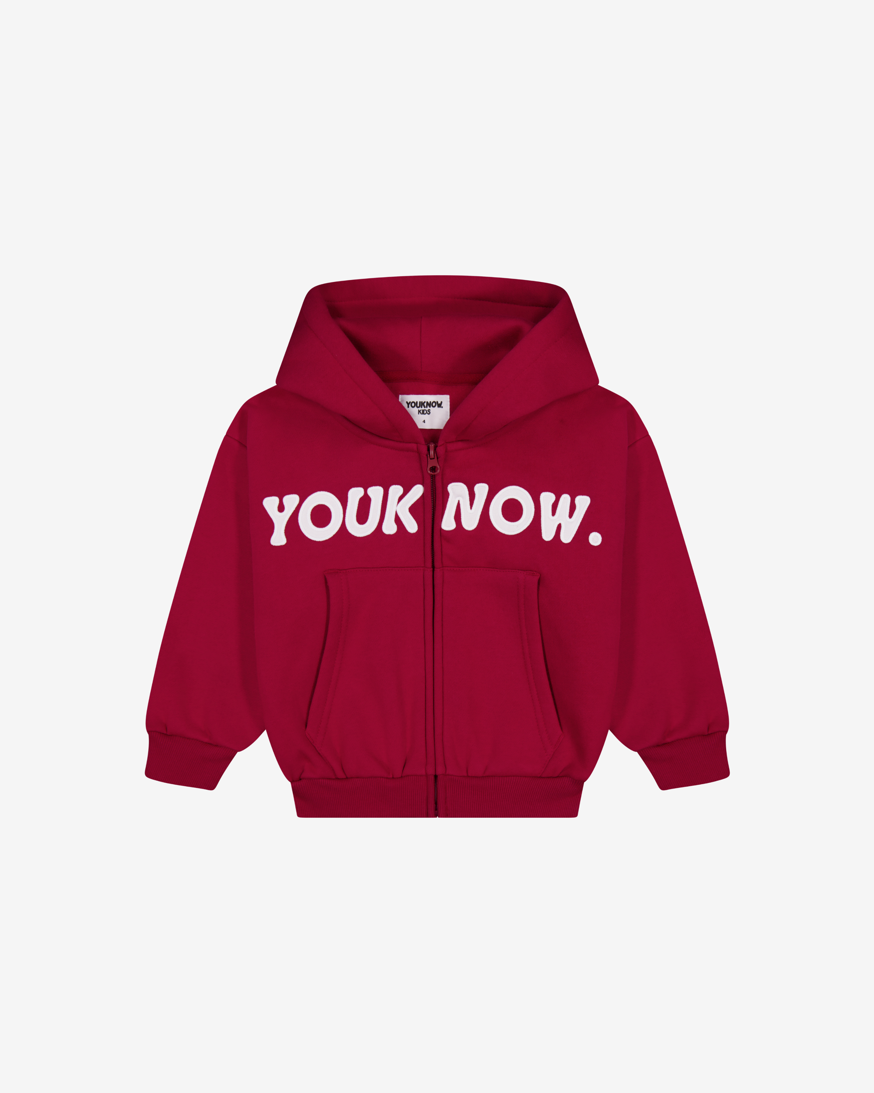 Kids Bones Zip Up | Brick