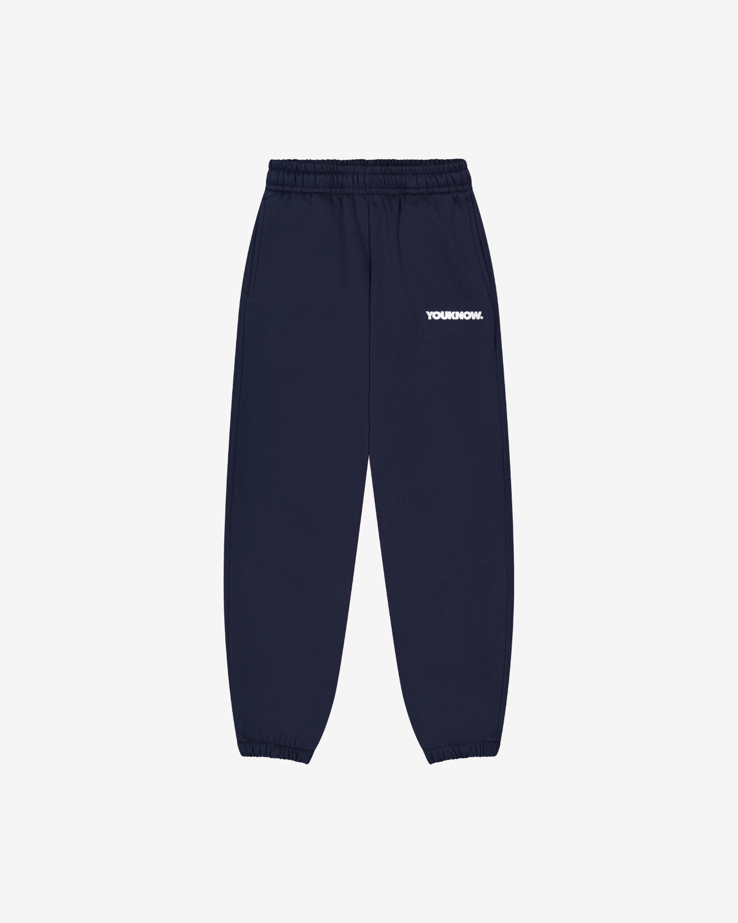 BLOCK CUFFED SWEATPANTS | Navy