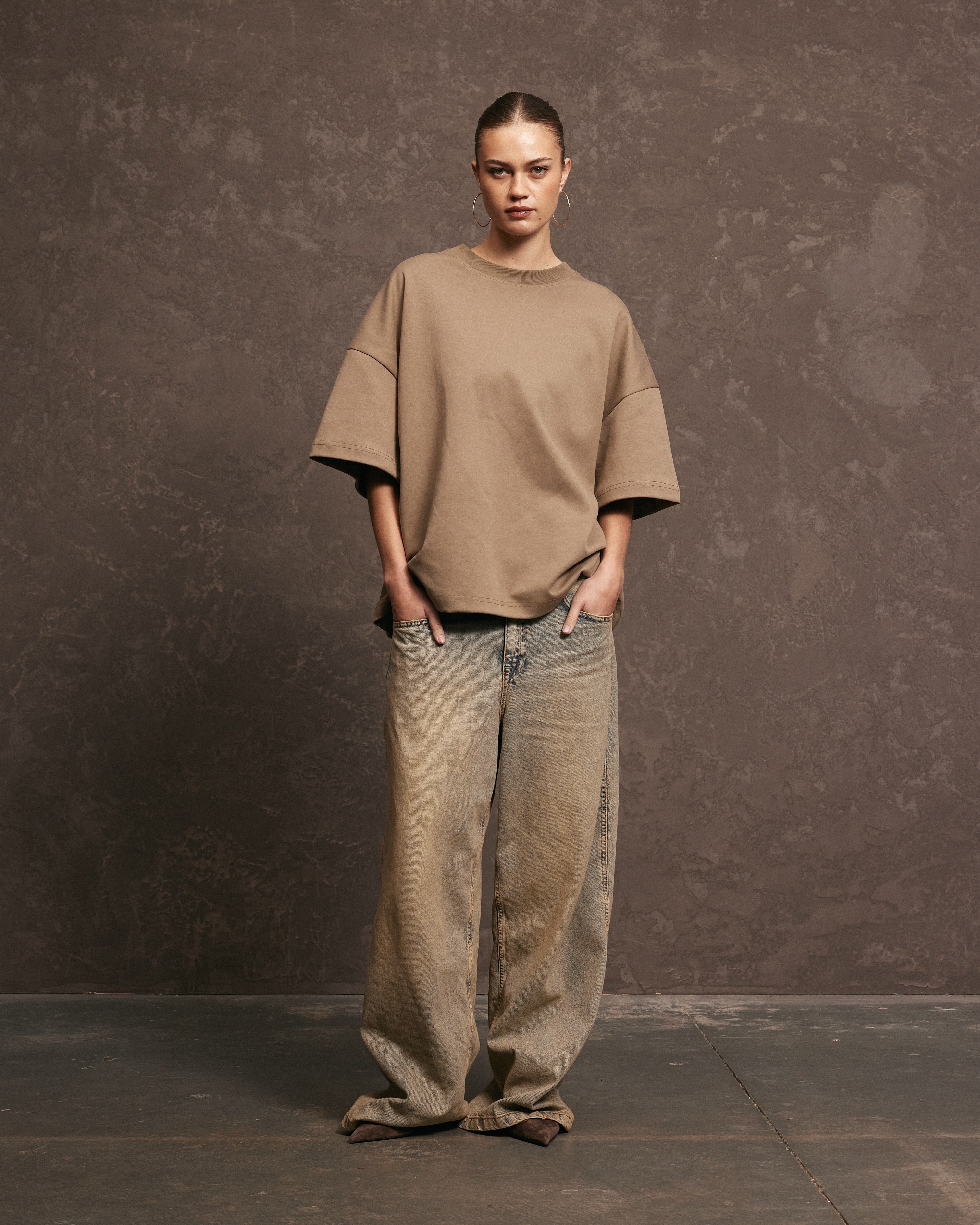 Nothing Heavyweight Tee | Taupe