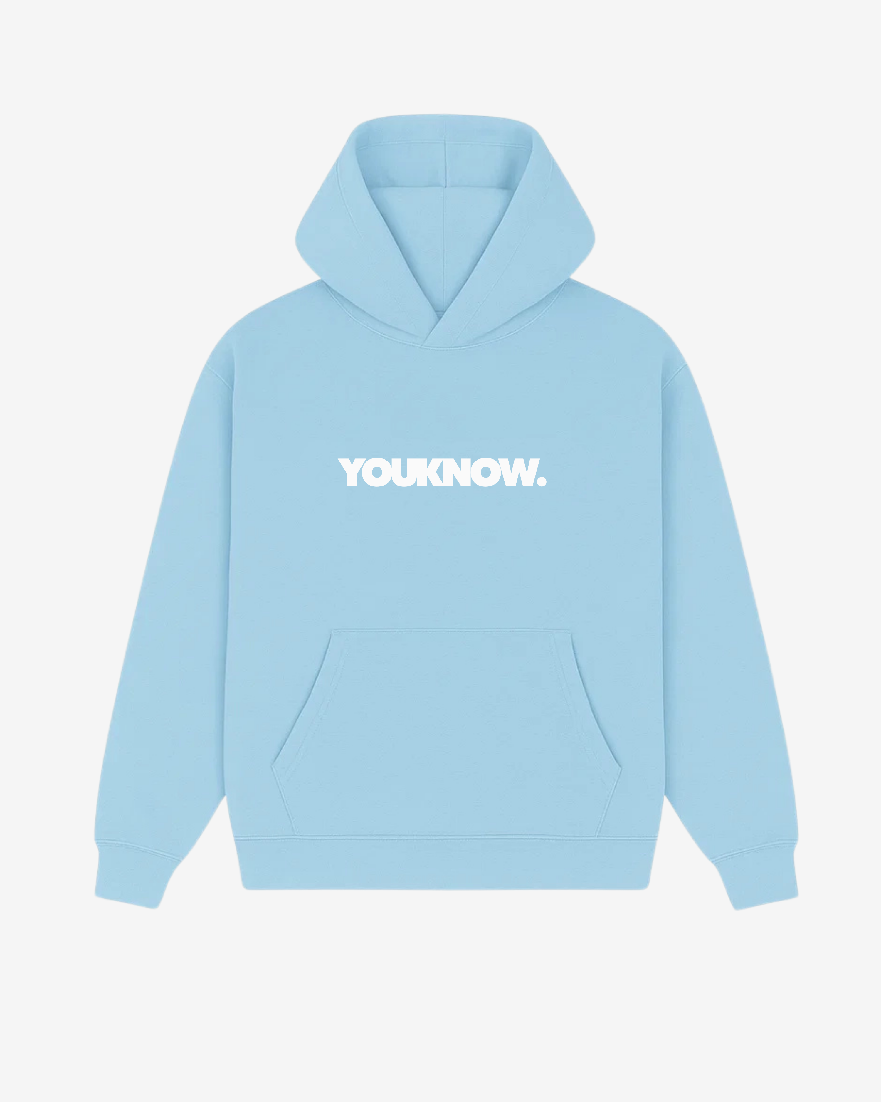 BLOCK HOODIE | Baby Blue