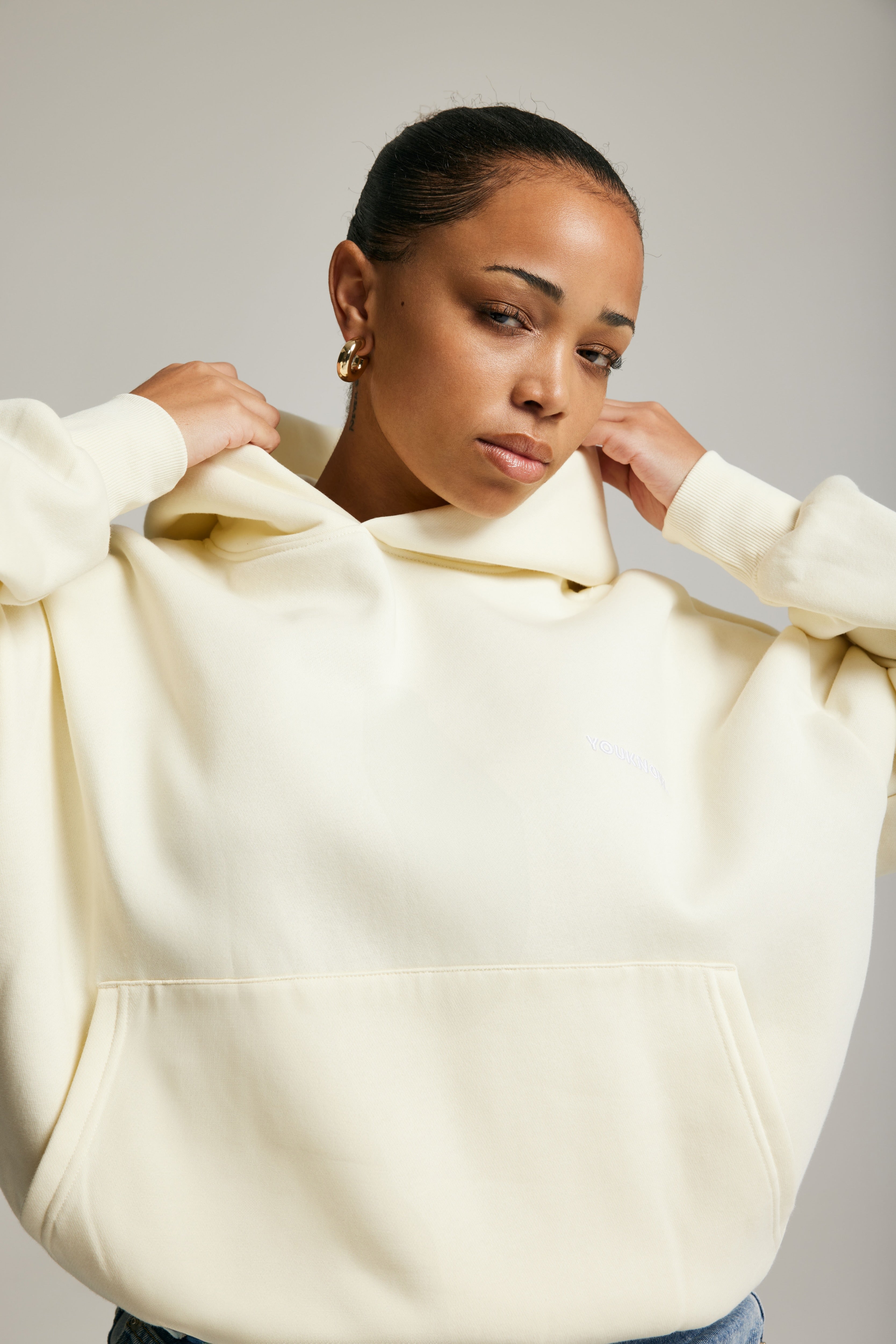 Core Box Hoodie | Vanilla