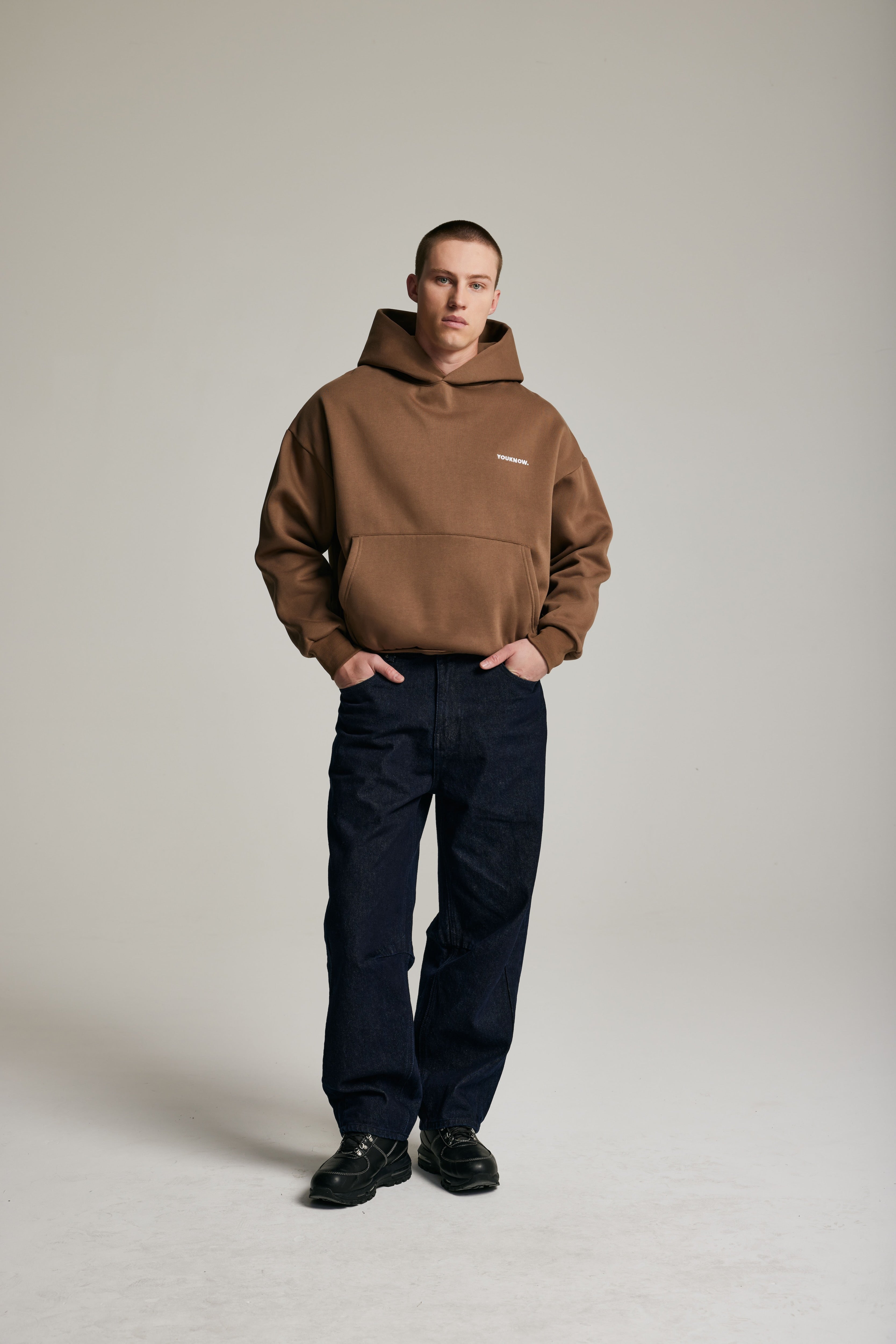 Core Box Hoodie | Latte