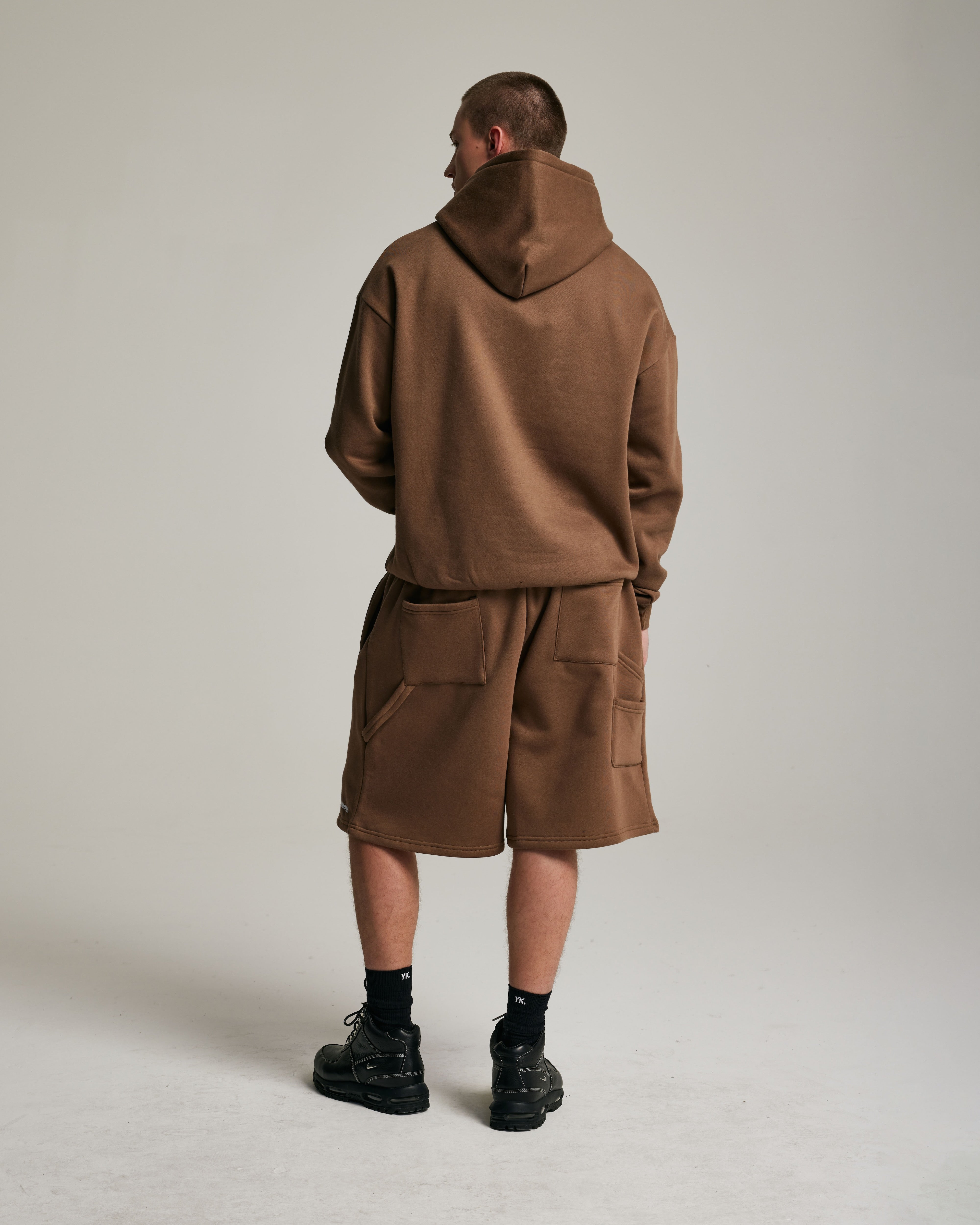 Core Oversized Shorts | Latte