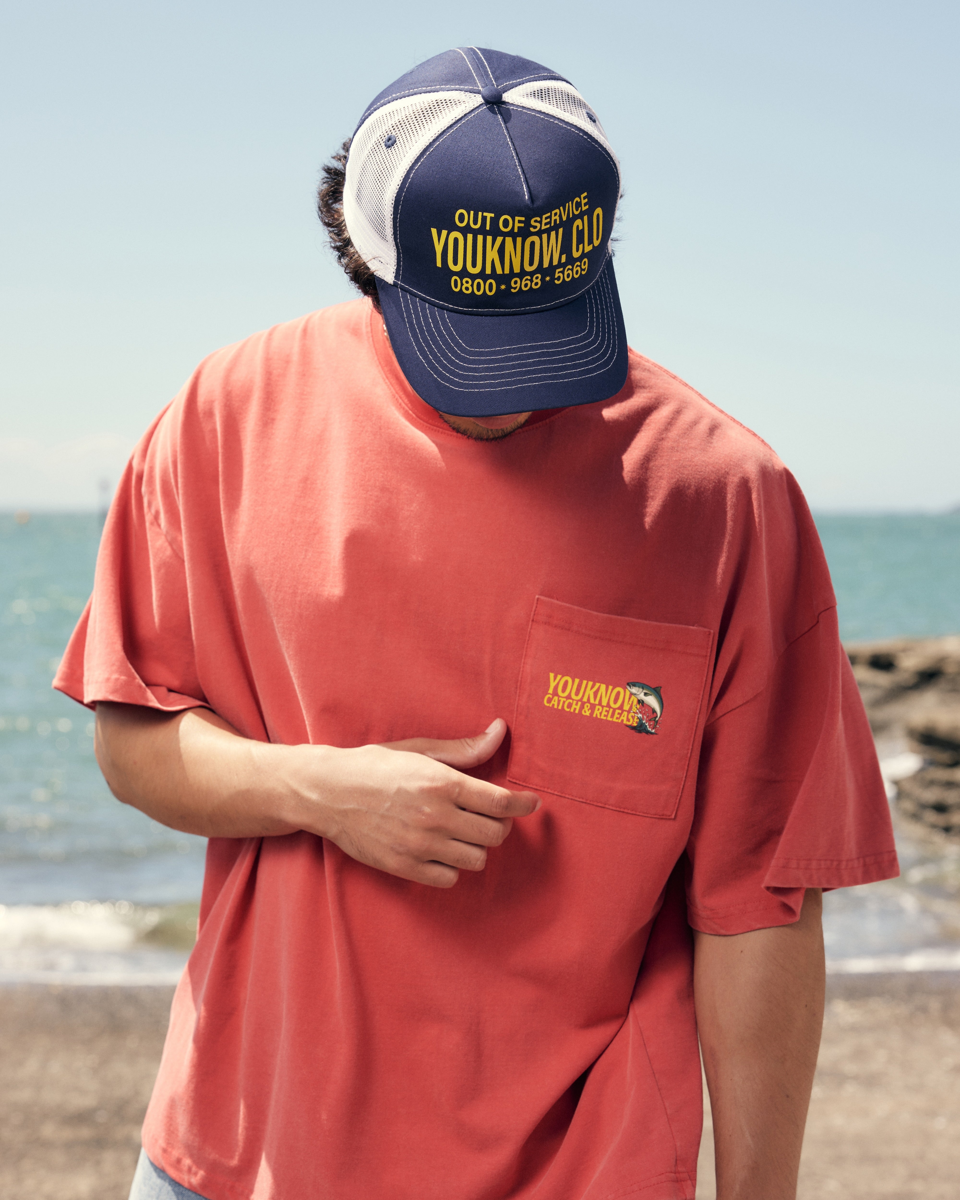 Catch & Release Tee | Washed Red