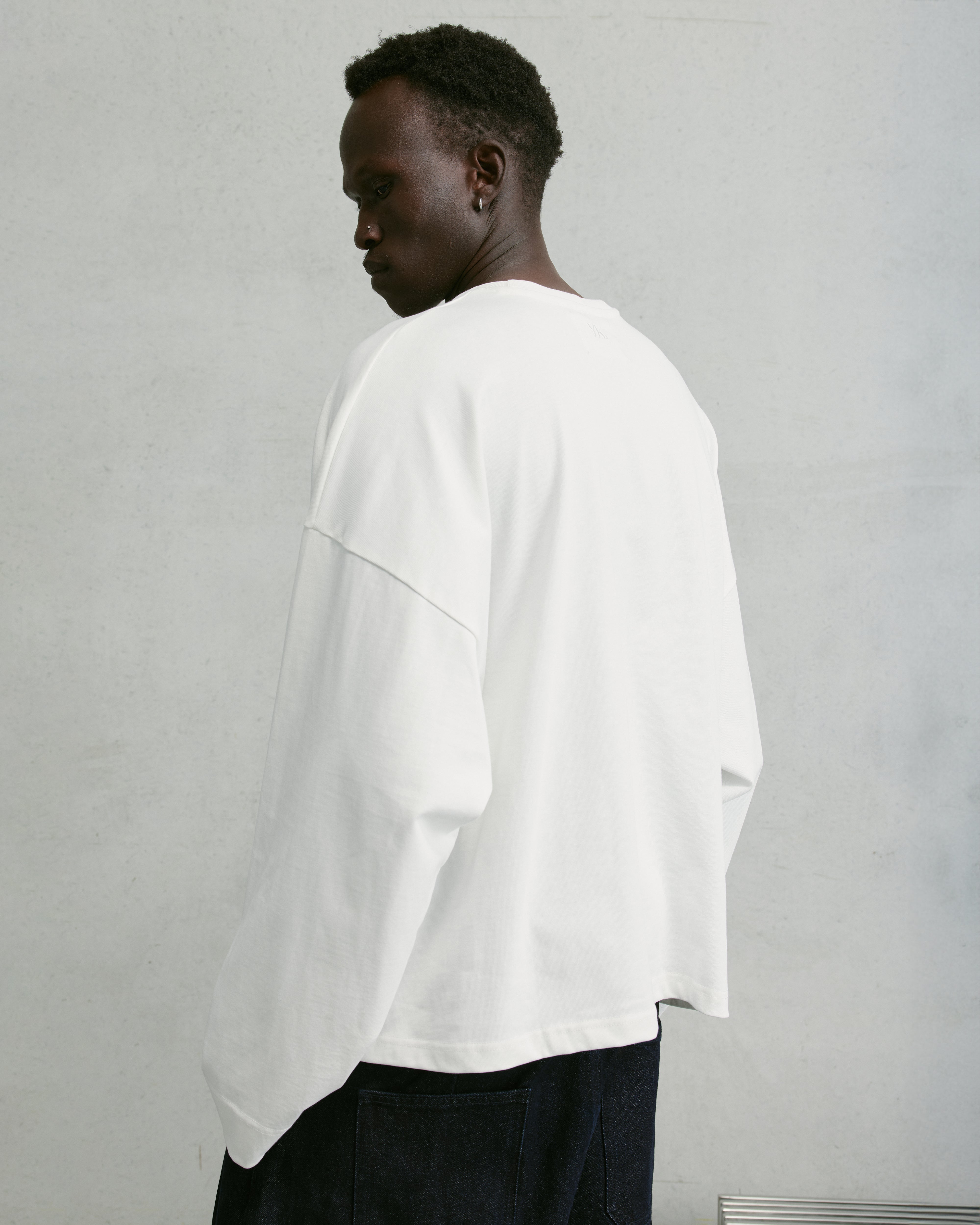 Nothing Longsleeve Tee | Cloud White