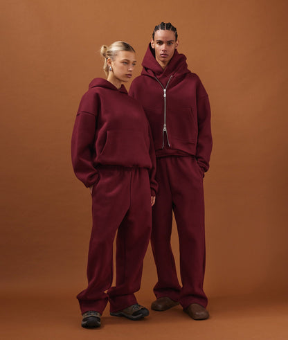 Nothing Heavyweight Structured Sweatpants | Cherry Cola