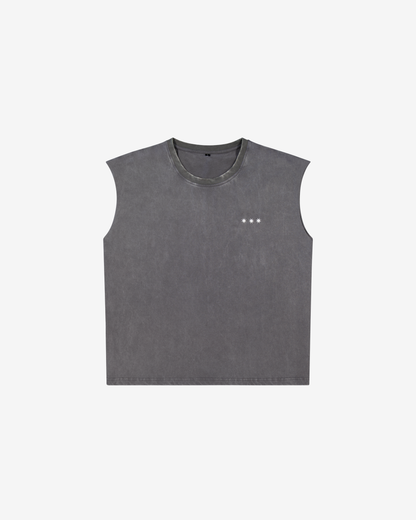 Hot & Unbothered Tank | Washed Grey