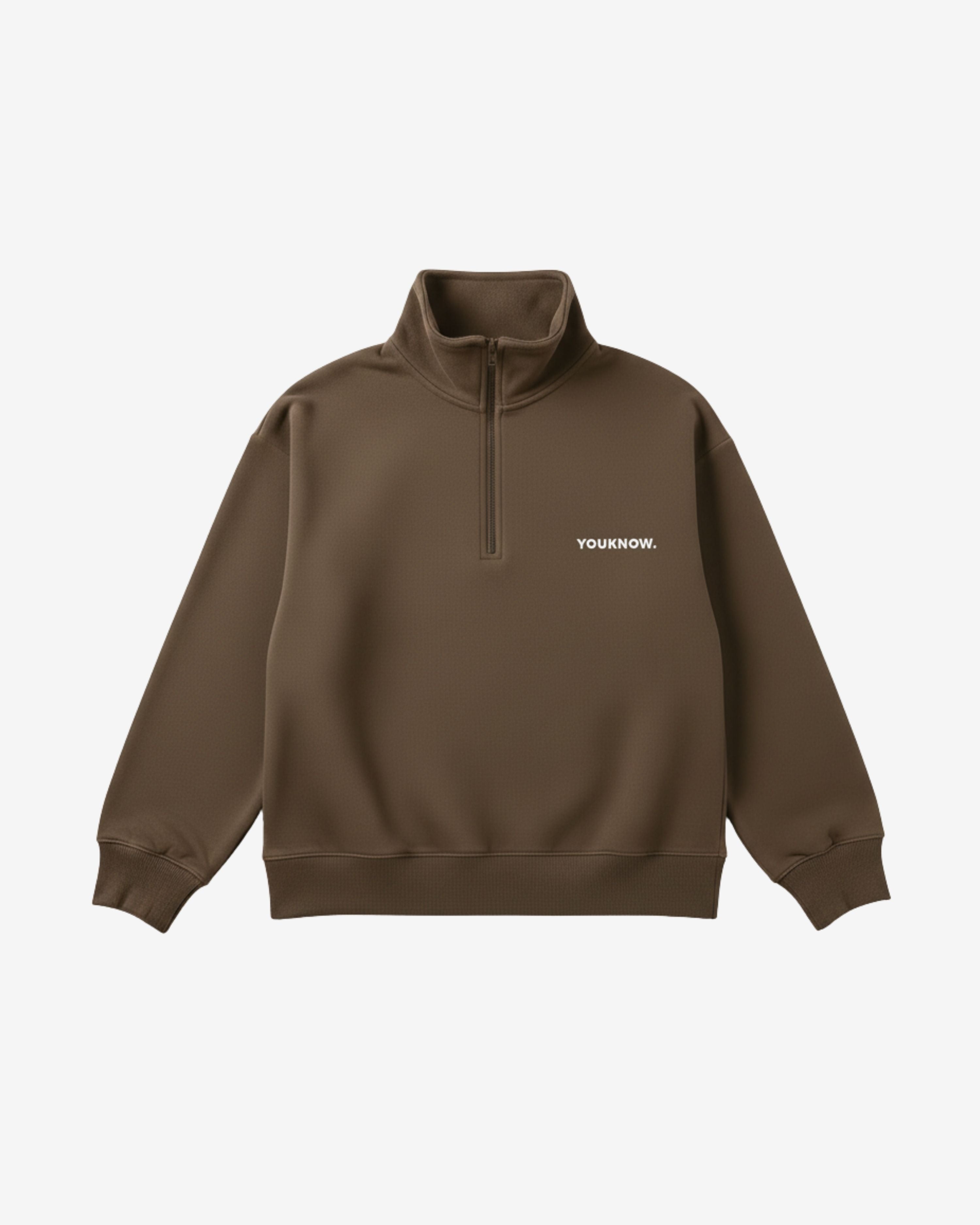 Core 1/4 Zip Pullover | Latte