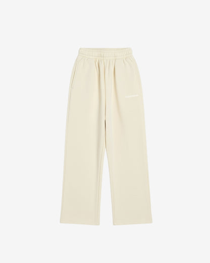 Core Wide Leg Sweatpants | Vanilla