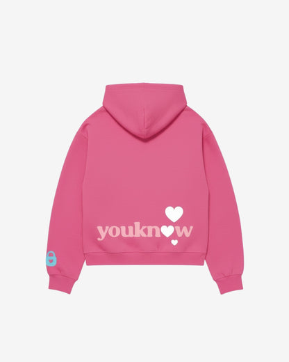 Ride or Die Oversized Hoodie | Pink