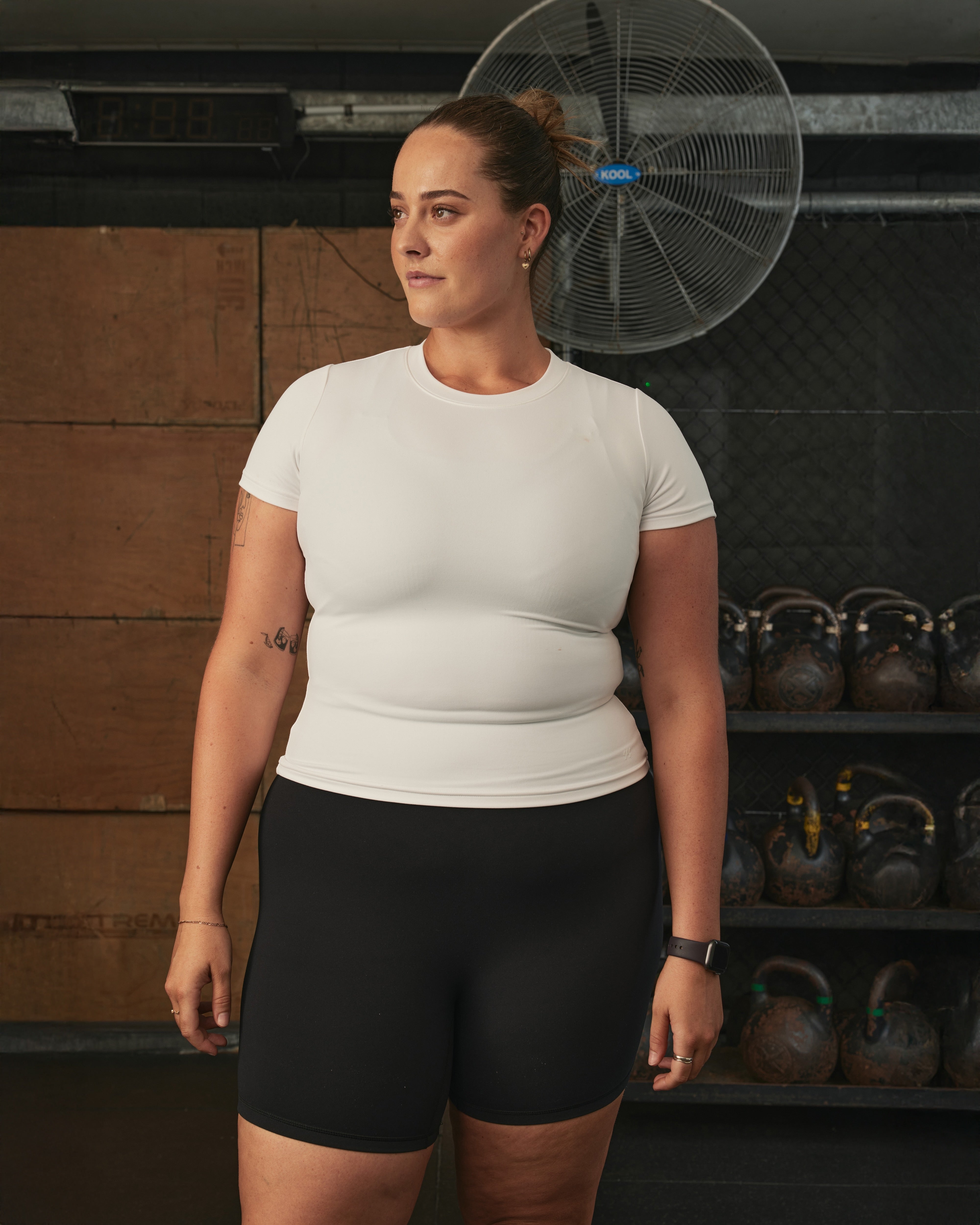 YK Move Cloud Short Sleeve | White