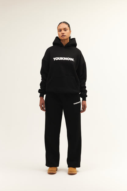 BLOCK HOODIE | Black