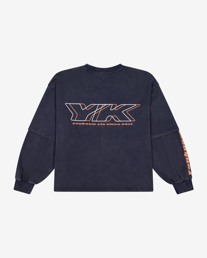 Layered Longsleeve | Navy