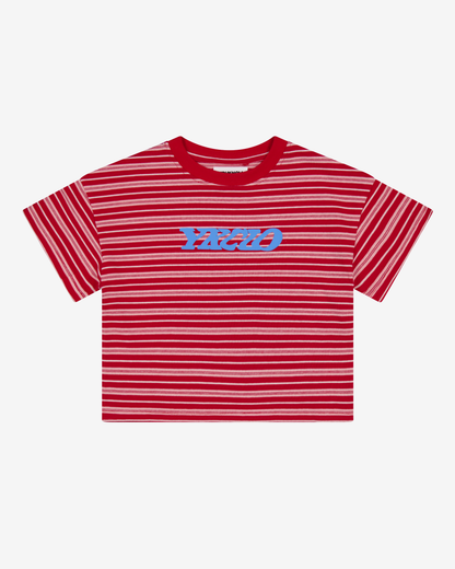 Kids Stripe Tee | Cherry Stripe