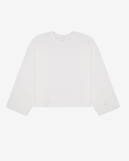 Nothing Longsleeve Tee | Cloud White