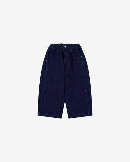 Kids Barrel Leg Jeans | Indigo Denim