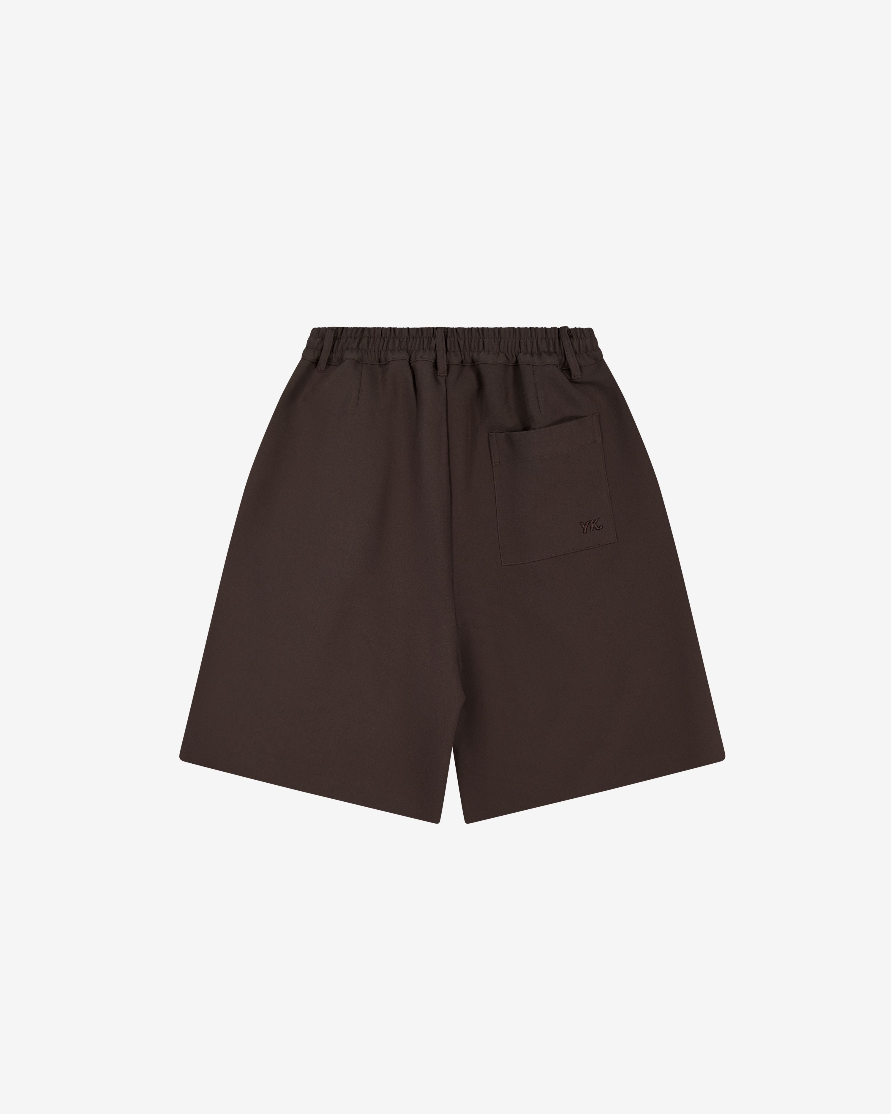 Nothing Pleated Shorts | Hazelnut