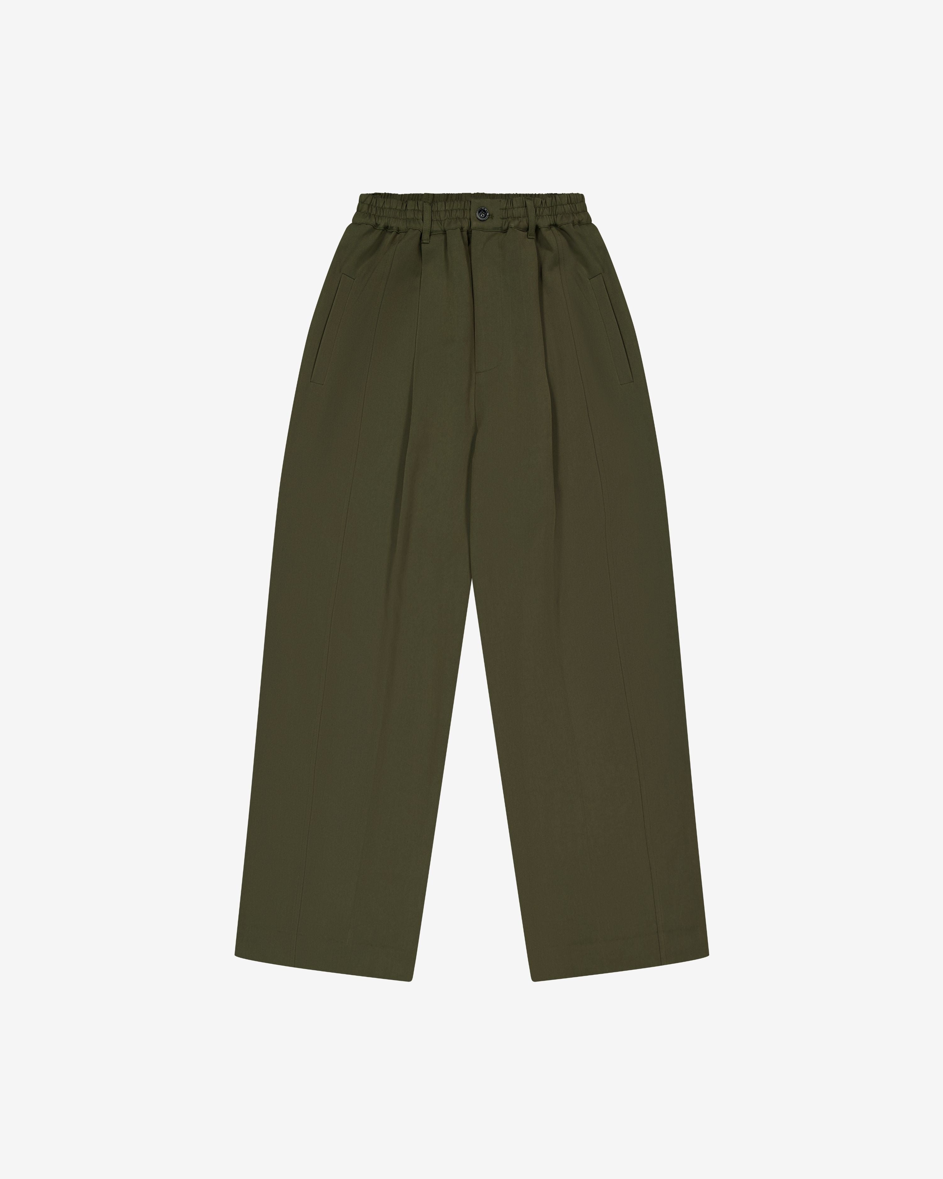 Nothing Pleated Pants | Olive