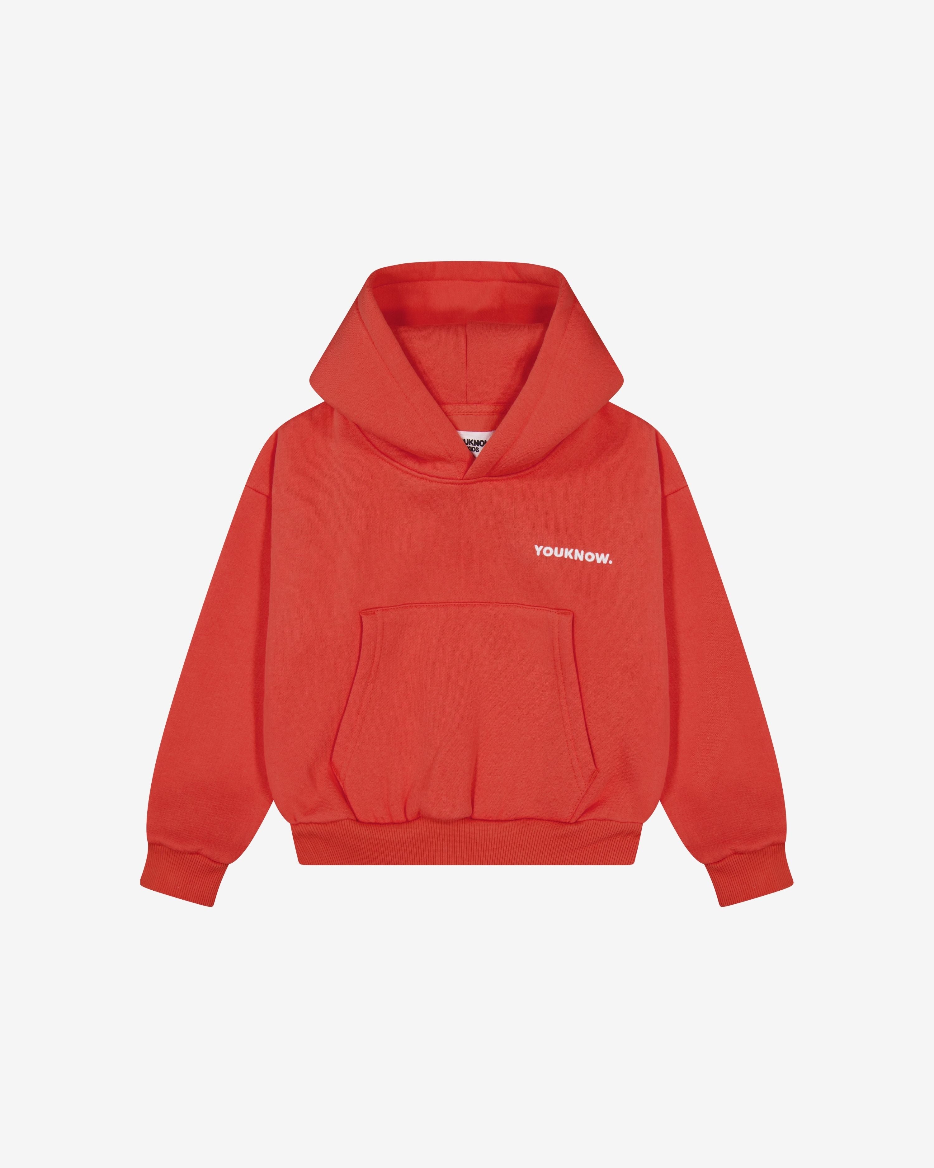 Kids Core Box Hoodie | Persimmon
