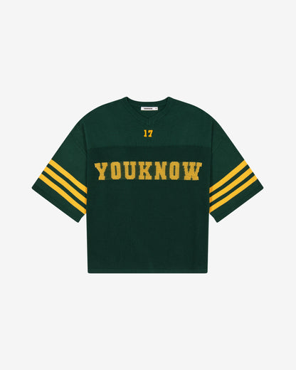 American Football Knit Jersey | Dark Green