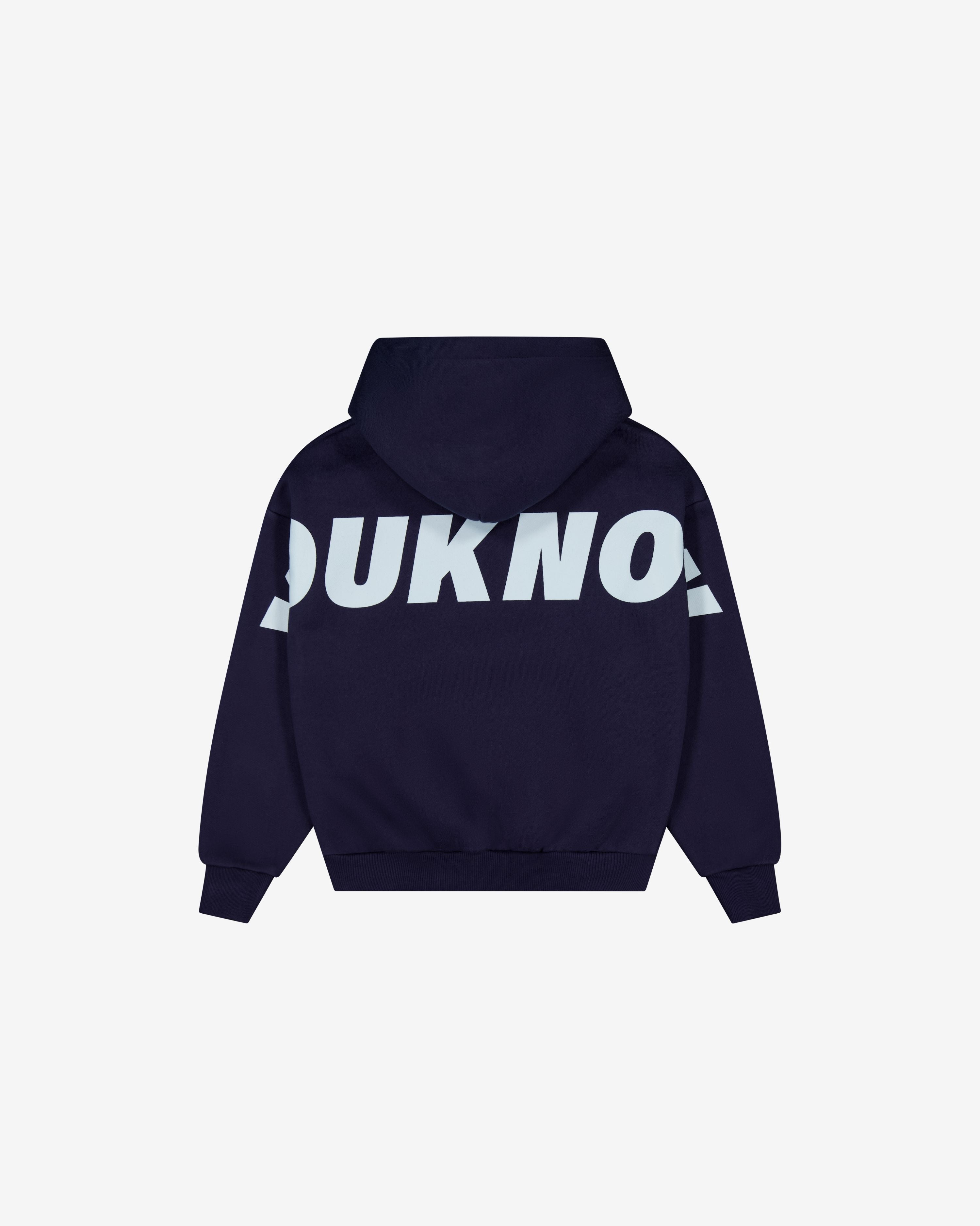Kids Big Back Hoodie | Navy Ice