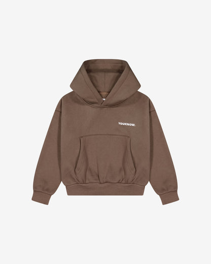 Kids Core Box Hoodie | Latte
