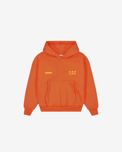Kids Big Back Hoodie | Orange Sherbert