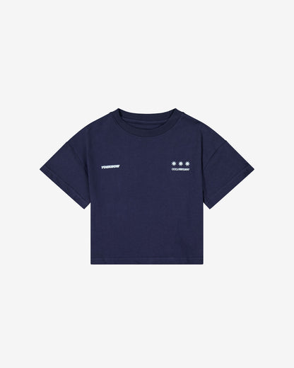 Kids Big Back Tee | Navy Ice