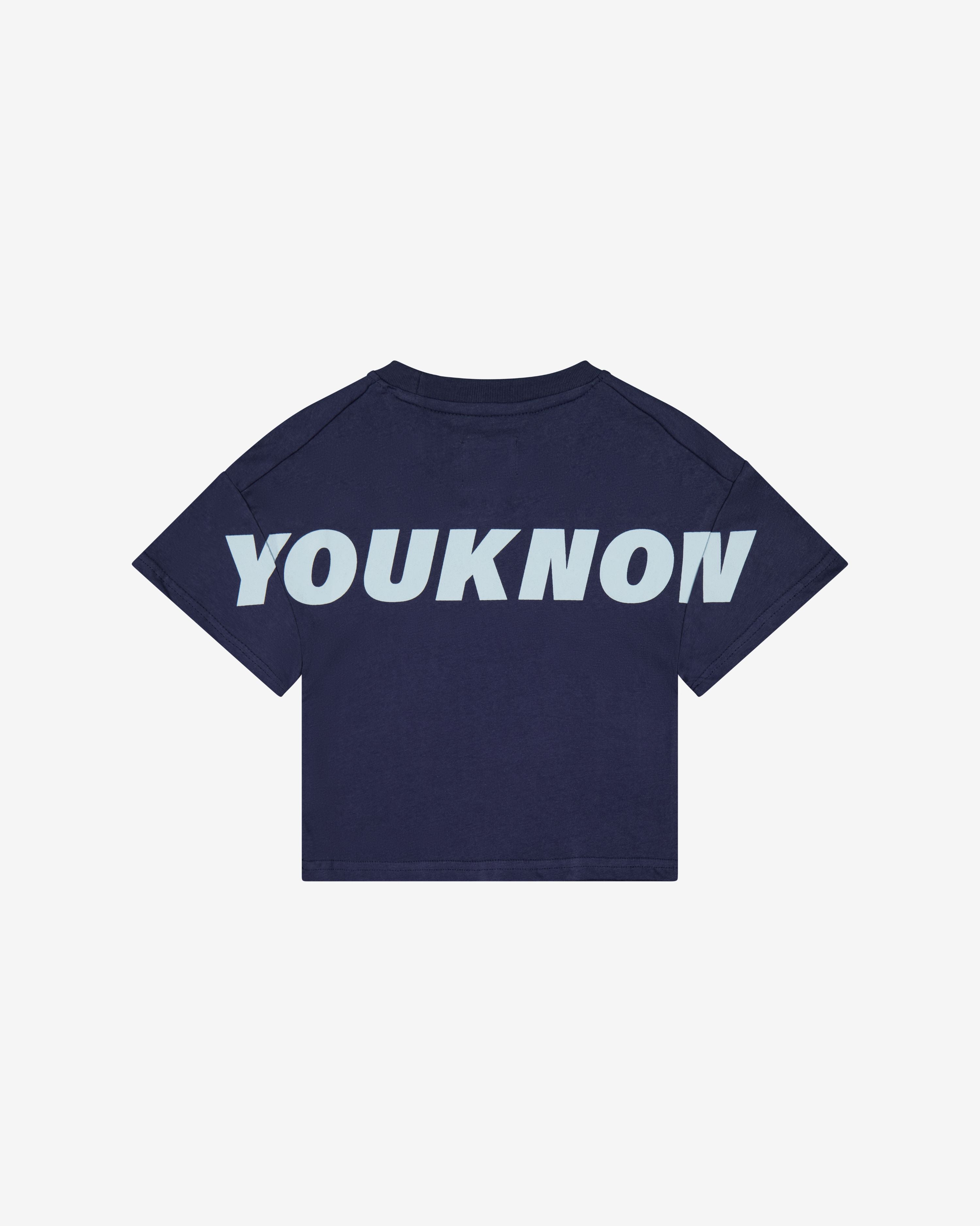 Kids Big Back Tee | Navy Ice