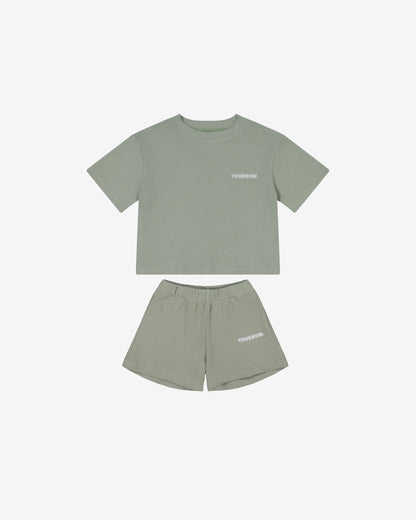 KIDS WAFFLE SET | Sage