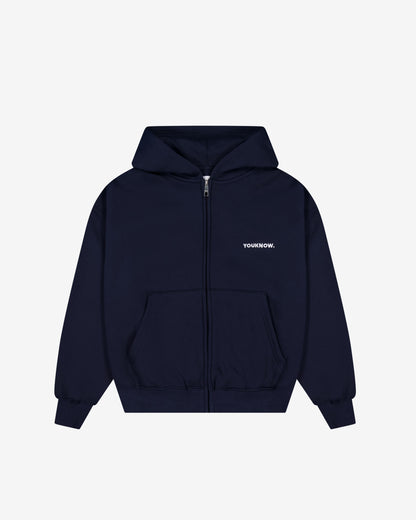 Core Zip Up Hoodie | Navy