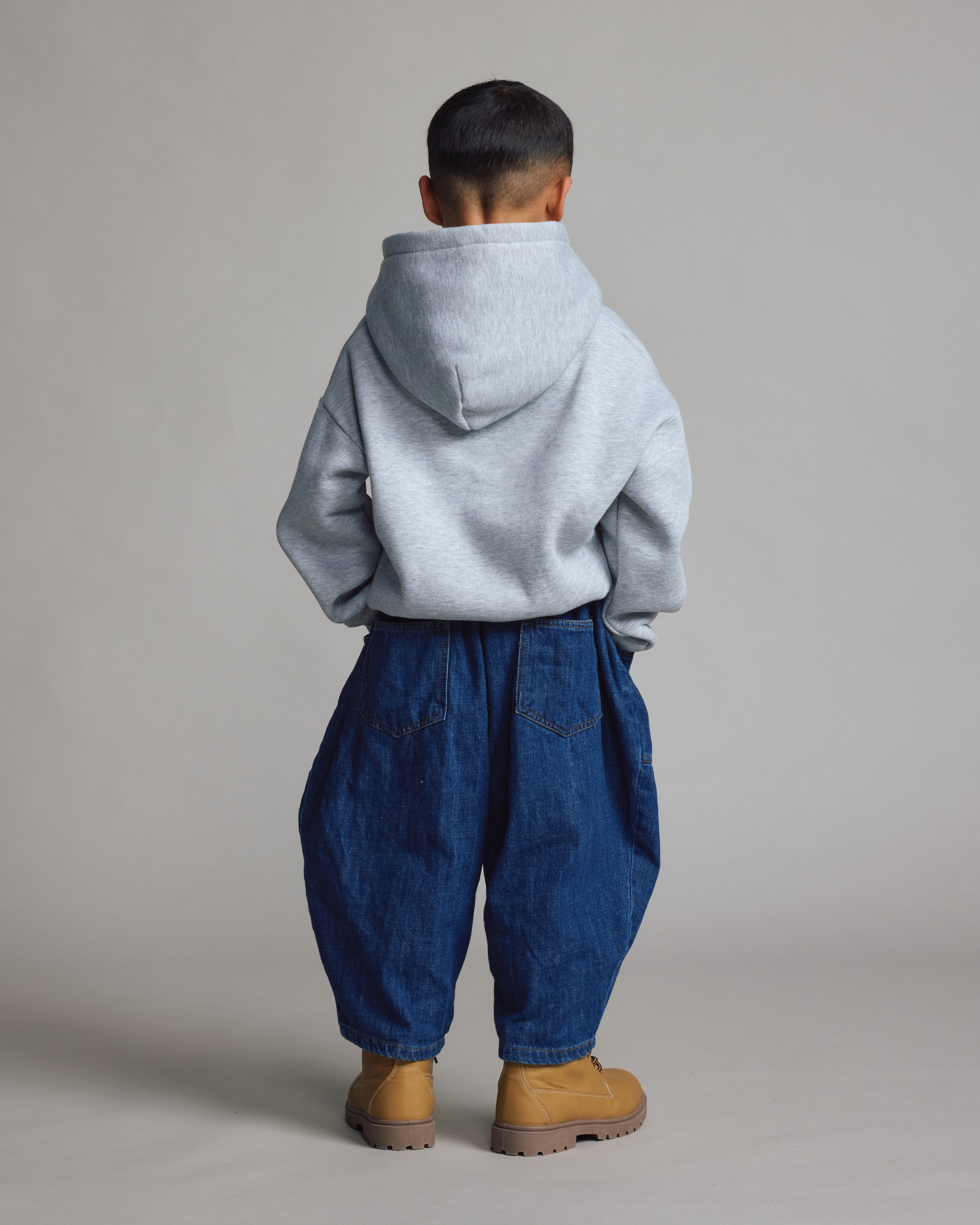 Kids Core Box Hoodie | GREY MARLE