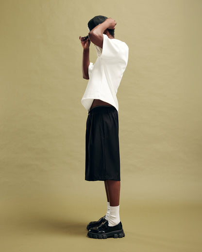 Nothing Pleated Shorts | Tar