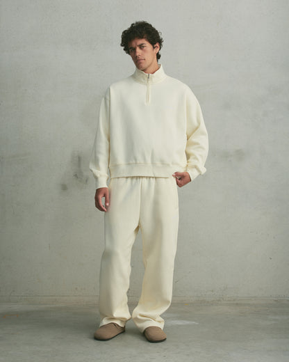 Core Wide Leg Sweatpants | Vanilla