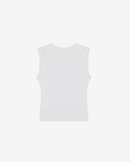 Nothing Deep V Tank | Cloud White