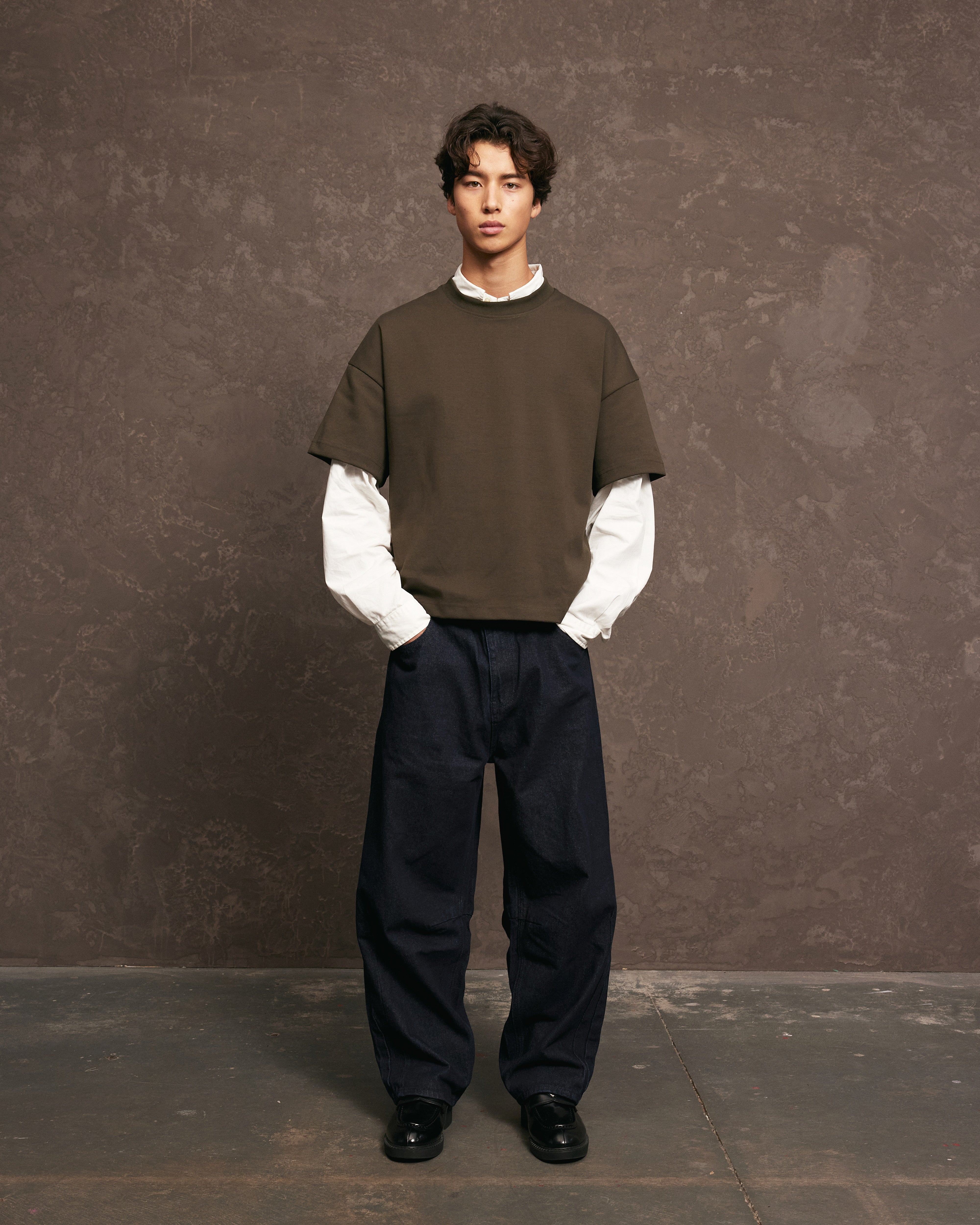 Nothing Heavyweight Tee | Deep Olive