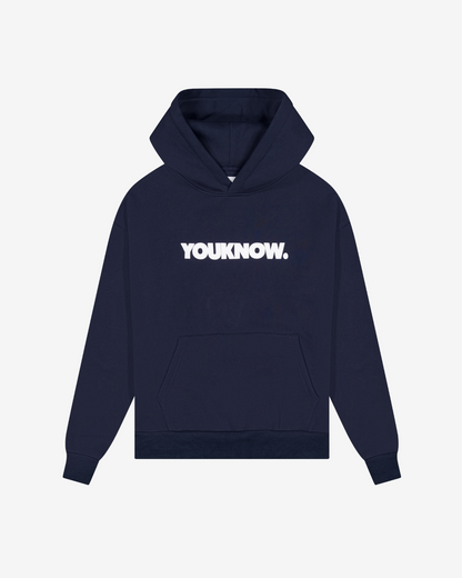 BLOCK HOODIE | Navy