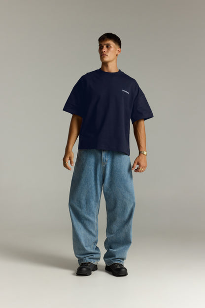 Core Box Tee | Navy