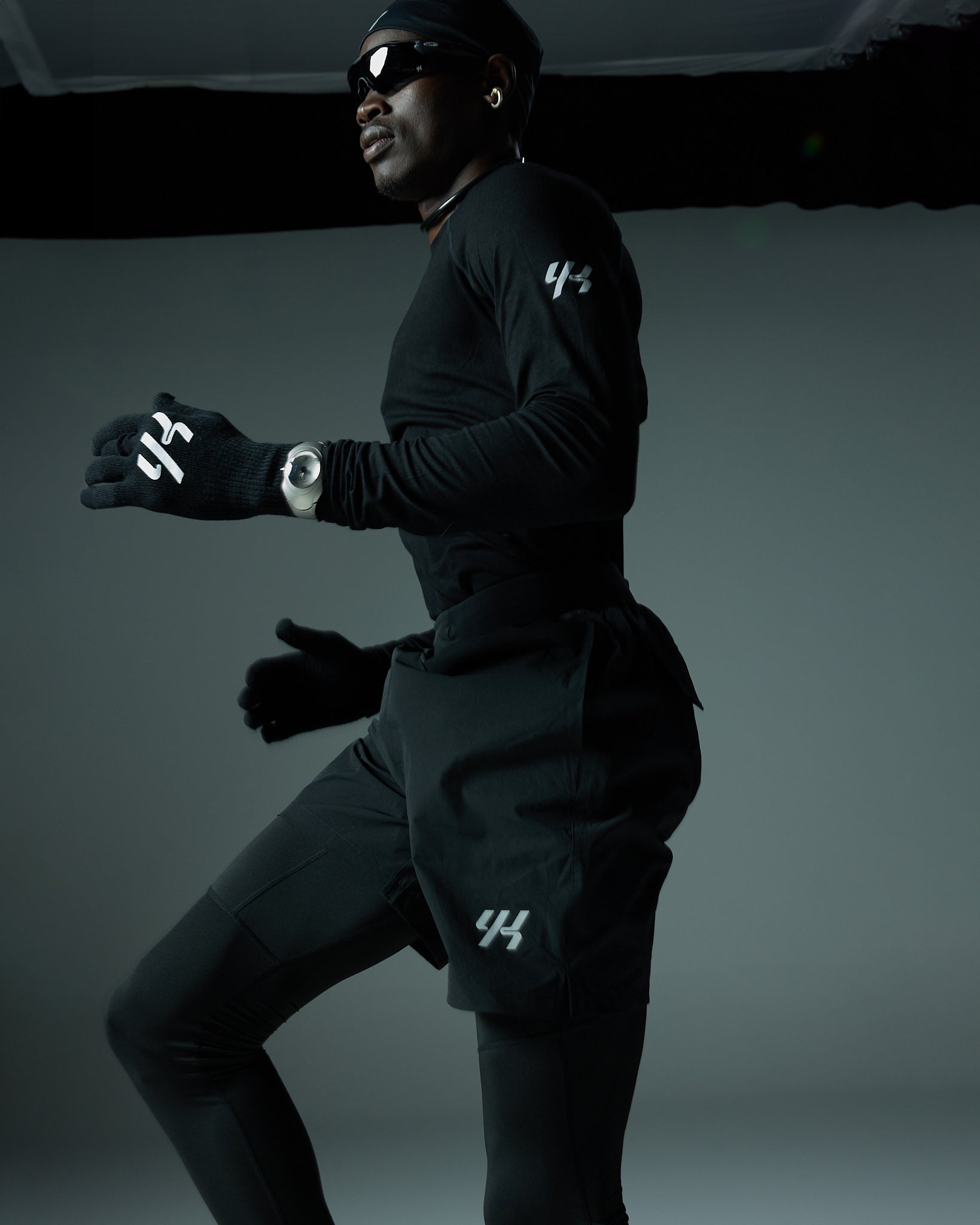 YK Move Running Gloves | Black