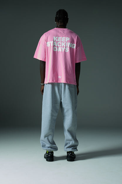 YK Move Stacking Days Tee | Pink
